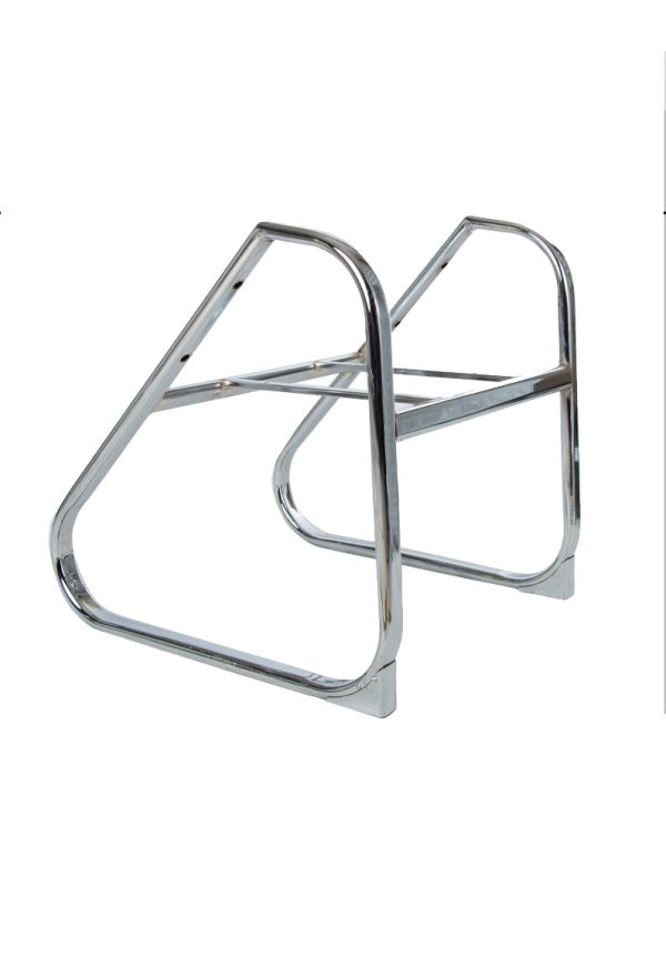 پایه صندلی اداری کلاسیک کروم تک نفره